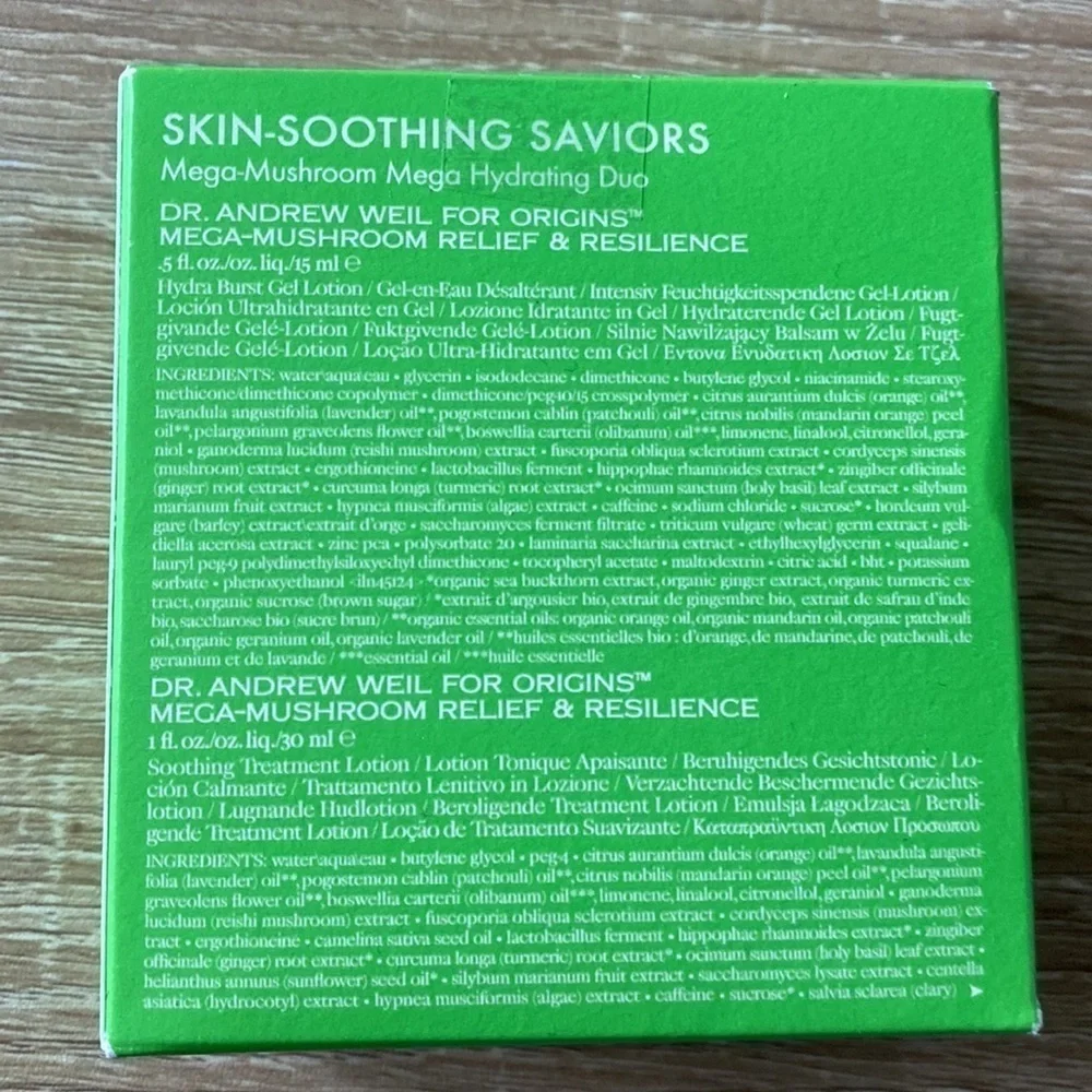 Origins‎ hydrating moisturizer Mega Mushroom duo trial size